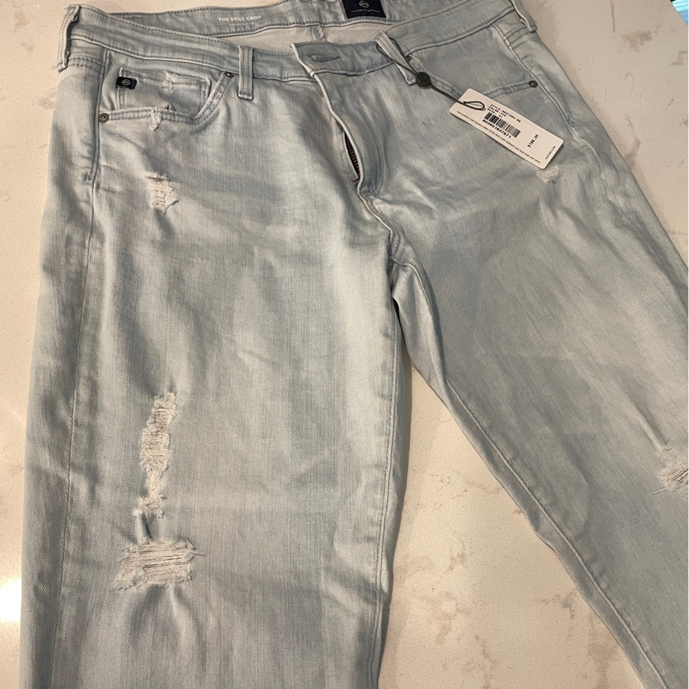 AG The Stilt Crop Cigarette Crop New with Tags